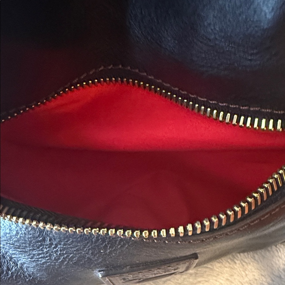 Dooney & Bourke Black Leather Bucket Bag - Picture 8 of 12